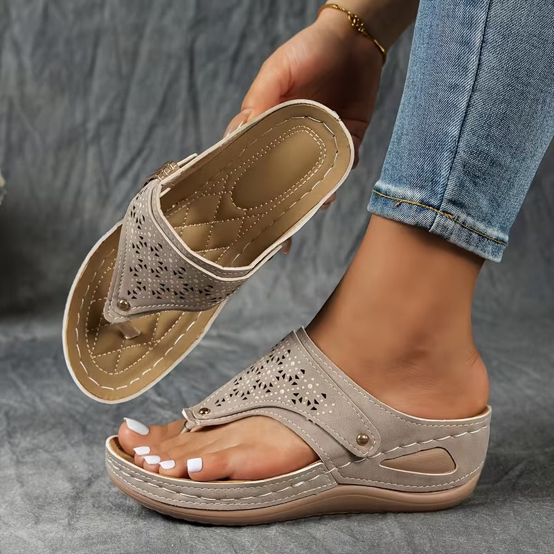 Navy™ Comfortable Heeled Sandals with Support
