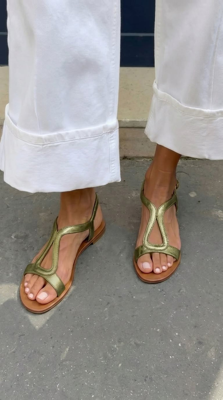 Sierra™ | Golden Hour Flat Sandals