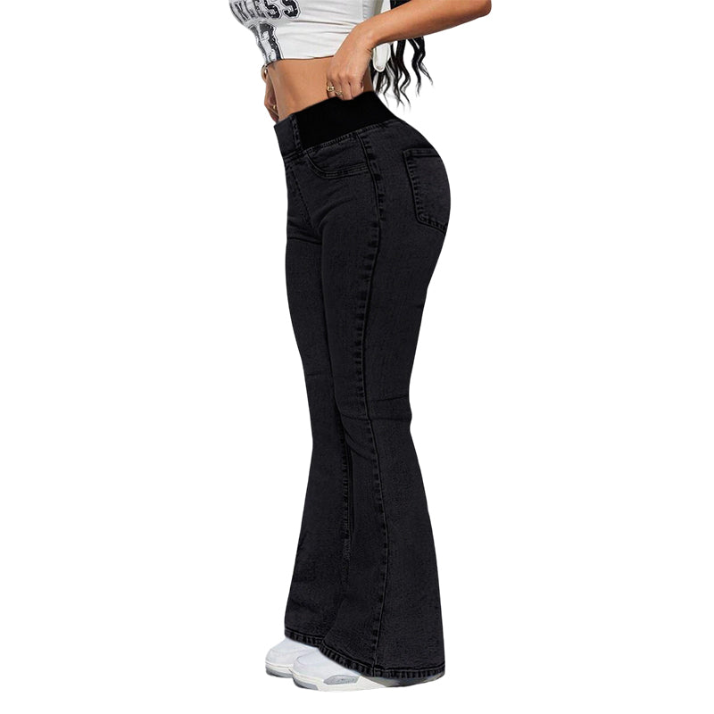 Yara™ Women's High-Waisted Jeans with Stretch Legs