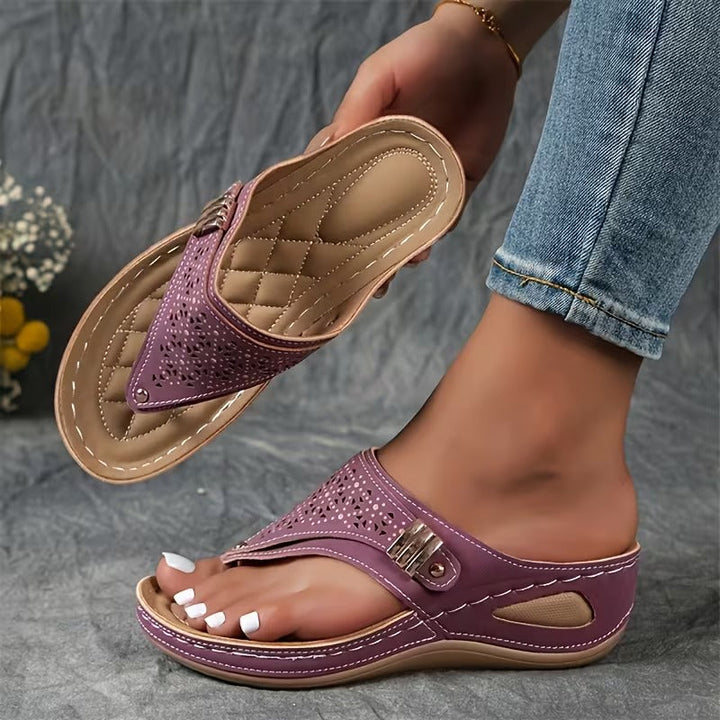 Navy™ Comfortable Heeled Sandals with Support