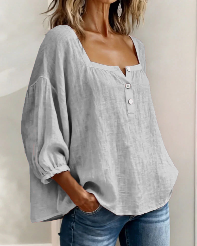 Zella | Elegant Blouse with Fluid Cut and Sophisticated Style