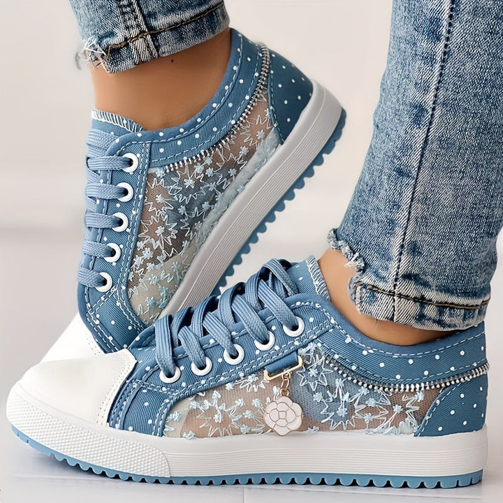 Victoria | Breathable Floral Sneakers with Lightweight Design and Maximum Comfort