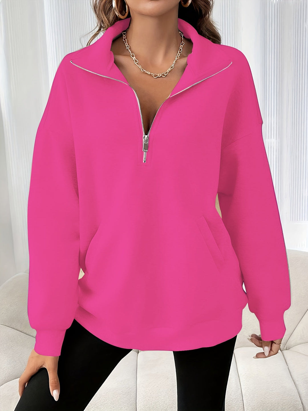 Keira | Cozy Zip-Collar Pullover