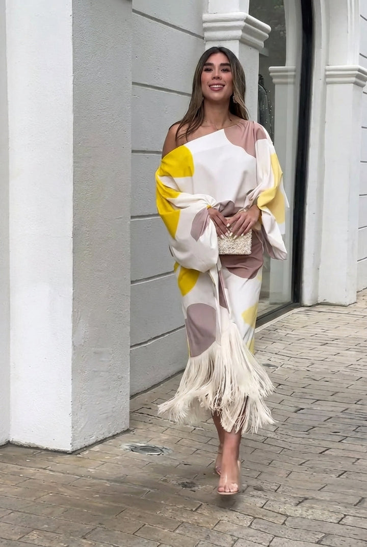 Sovira™ Two-Piece Set with Fringe and Elegant Style