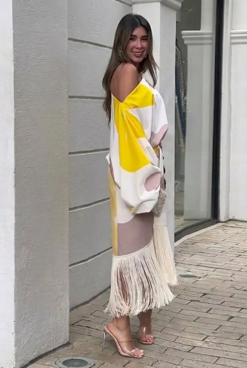 Sovira™ Two-Piece Set with Fringe and Elegant Style
