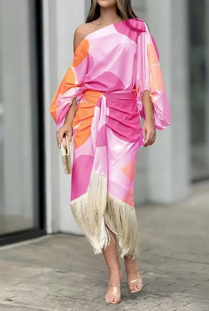 Sovira™ Two-Piece Set with Fringe and Elegant Style