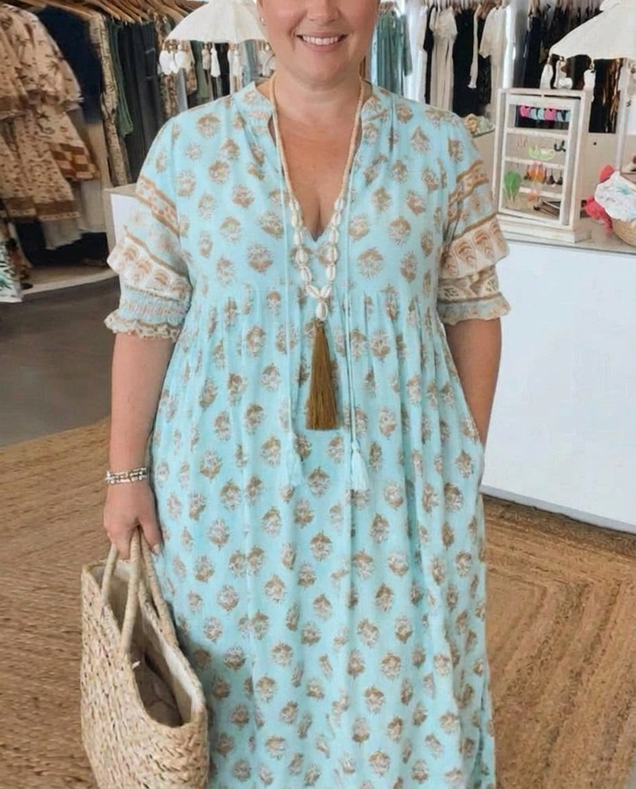 Piper™ | Folk Bloom Maxi Dress