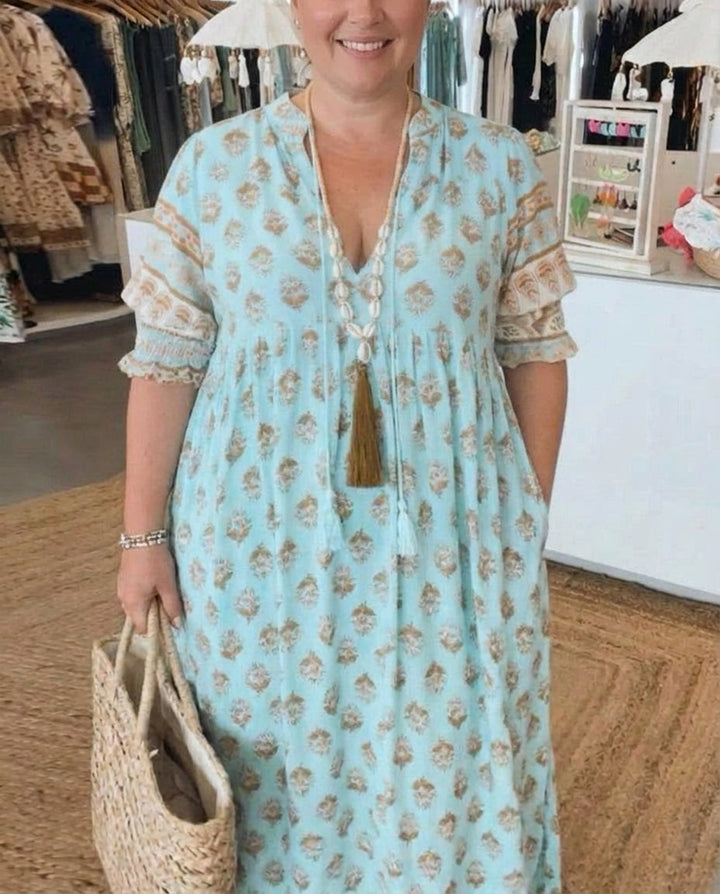 Piper™ | Folk Bloom Maxi Dress