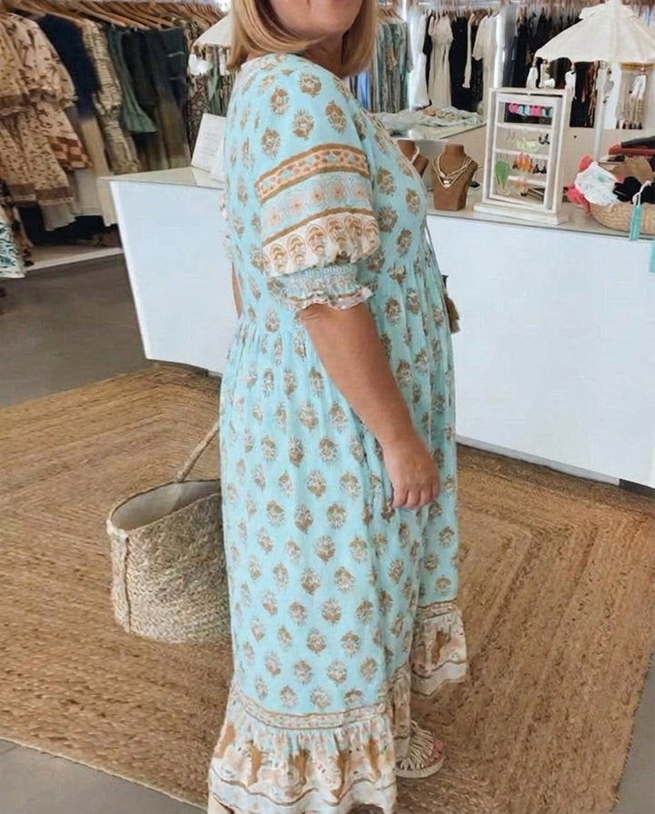 Piper™ | Folk Bloom Maxi Dress