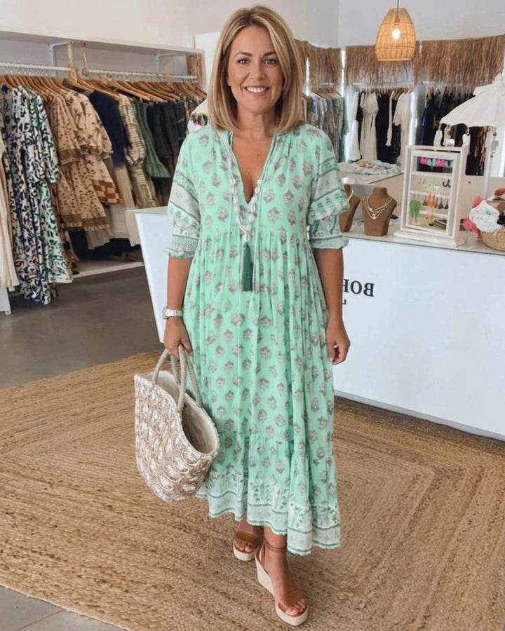 Piper™ | Folk Bloom Maxi Dress
