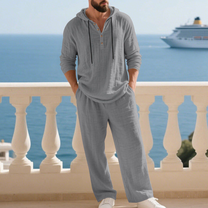 Drift - Linen Hoodie Set
