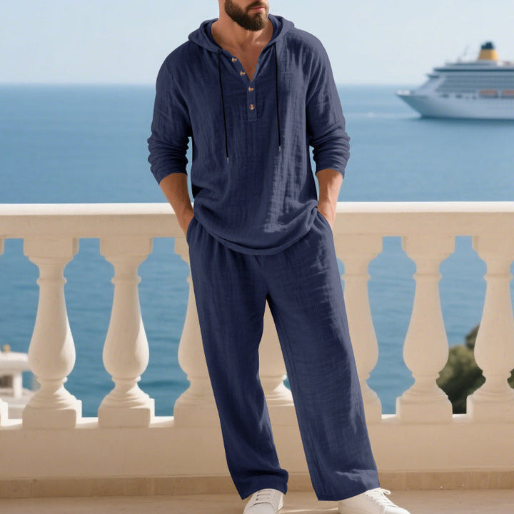 Drift - Linen Hoodie Set