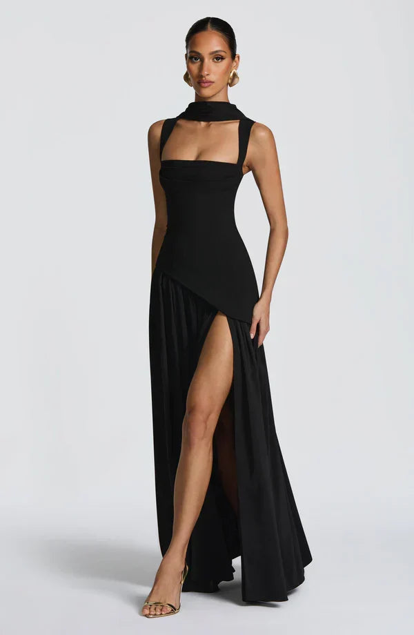 Story | Long Lacquered Dress