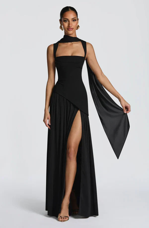 Story | Long Lacquered Dress