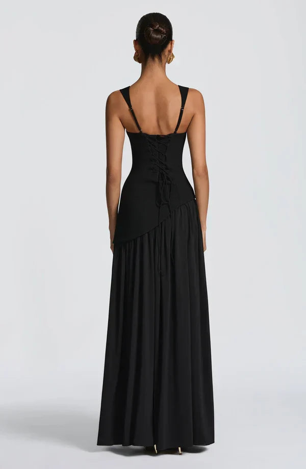 Story | Long Lacquered Dress