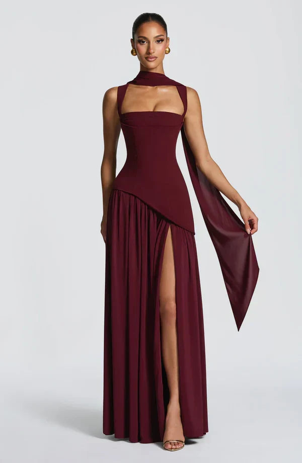 Story | Long Lacquered Dress