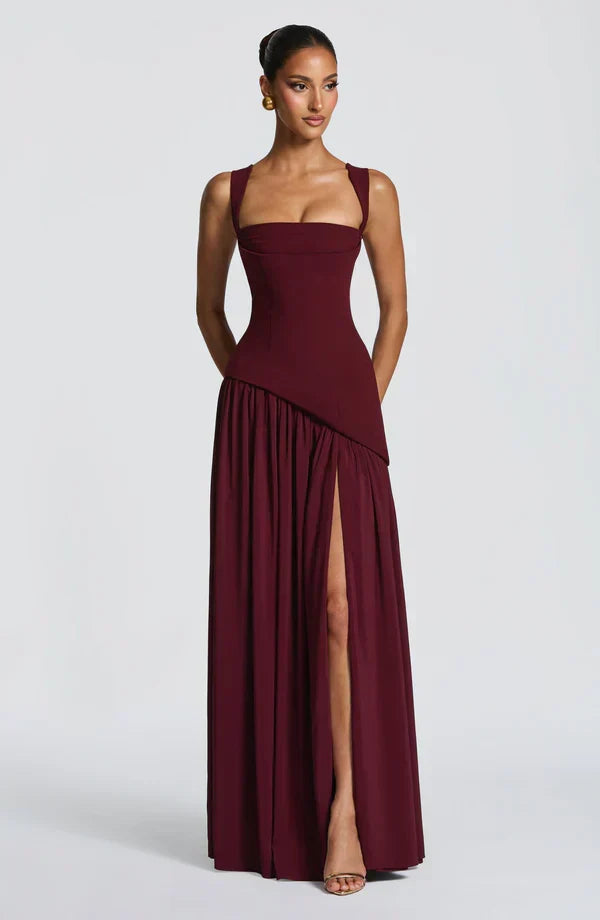 Story | Long Lacquered Dress
