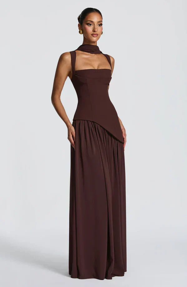 Story | Long Lacquered Dress