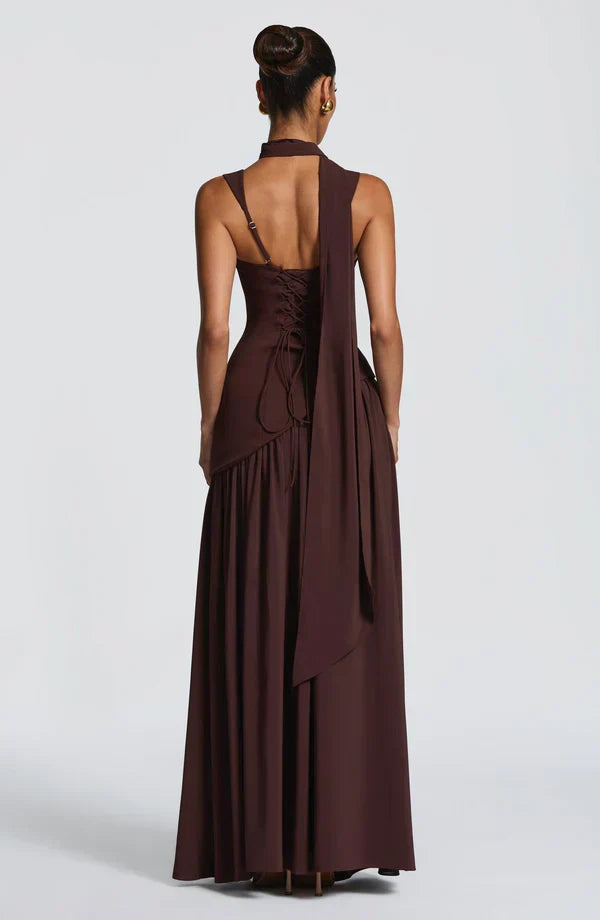 Story | Long Lacquered Dress