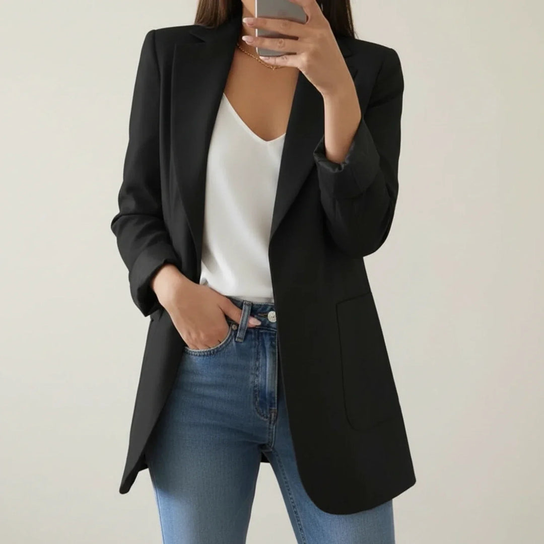 Women's Open Front Blazer Jacket